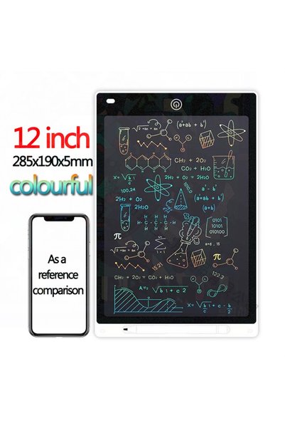 Choice Light Black-12-Color Electronic Drawing Boards: Educational LCD Writin...