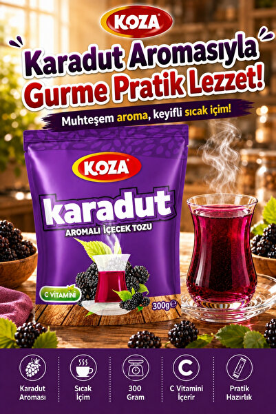 Koza Gurmelerin Seçimi Karadut Aromalı Muhteşem Lezzet Karadut Çayı Premium İ...