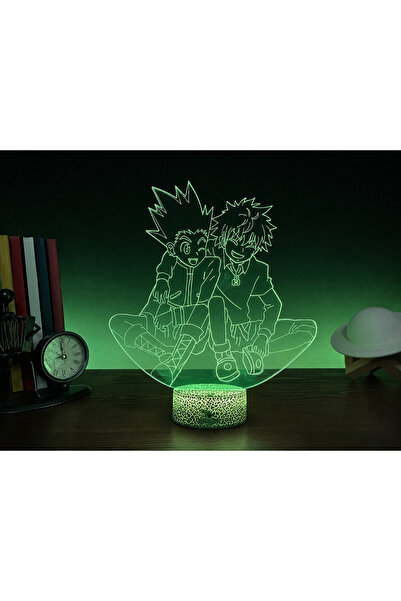 PETRADESIGN Hunter X Hunter - Gon Ve Killua Anime Masa Lambası
