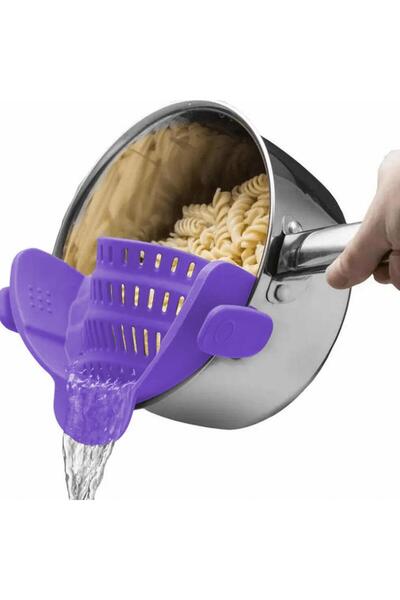Choice5 PURPLE 1pc, Strainer, Pot Strainer, Adjustable Clip On Strainer For P...