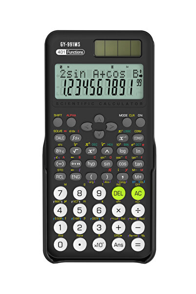 Choice Black 991MS School Scientific Calculator 991MS 401 Calculation Functio...