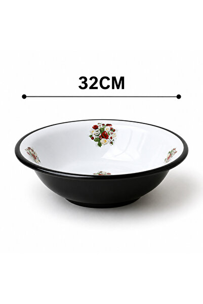 ALEV konak alışveriş EMAYE HAMUR LEĞENİ DESENLİ 32 cm 1adet