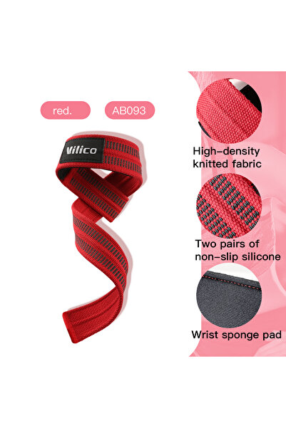 Choice RED-1PC Weightlifting Booster Bands Bandages Hard Pulling Bands Wrist ...