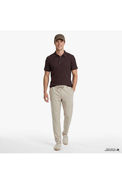 Nautica Erkek Bej Jogger Fit Pantolon