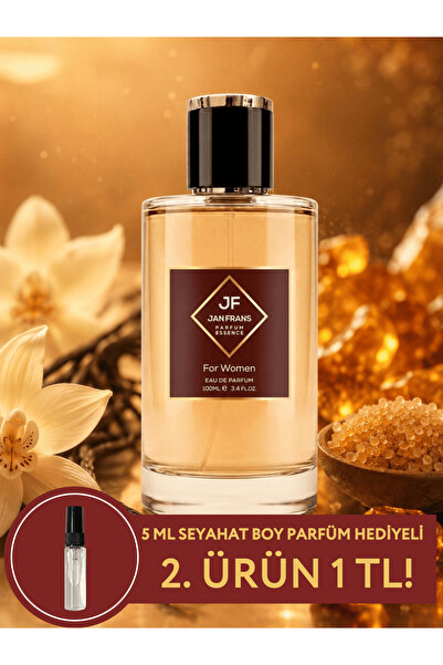 JF JAN FRANS Afrodızyak Etkili Vanelia - Vanilya Parfüm 100 ml Kalıcı Edp Kad...