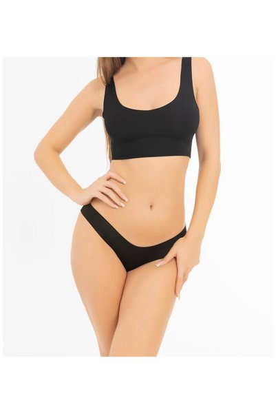 Derucce Women's 6-Pack Non-Marking D Stitch-Free Laser Cut Panties