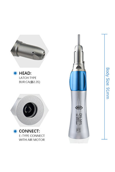 Choice Straight Dental Slow Low Speed Straight 1:1 Handpiece For E-type Air M...