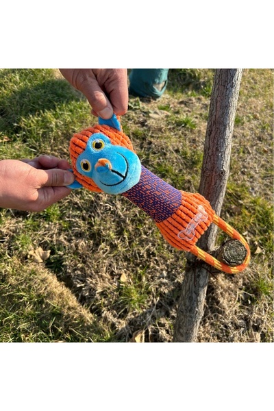 choice2 Monkey Dog Toy Animals Shape Bite Resistant Squeaky Toys Corduroy Dog...