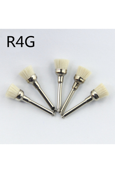 Choice1 R4G 5pcs/pack Goat Hair Dental Polisher Resin Natural / Ceramic Teeth...