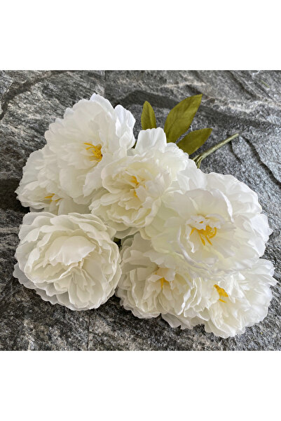 Choice1 1PC 2 Artificial Flowers Peony Rose Vintage7-Head Silk Flowers for We...