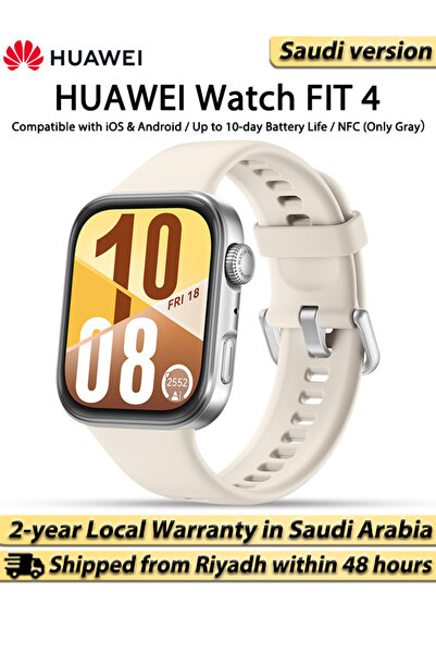 Huawei WATCH FIT 4 Smart Watch, 1.82" Display, Fitness & Health Tracker, Emot...