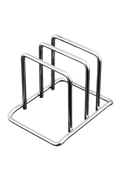 Choice 1pc 1pc Space-Saving Stainless Steel Pot Lid and Cutting Board Organiz...