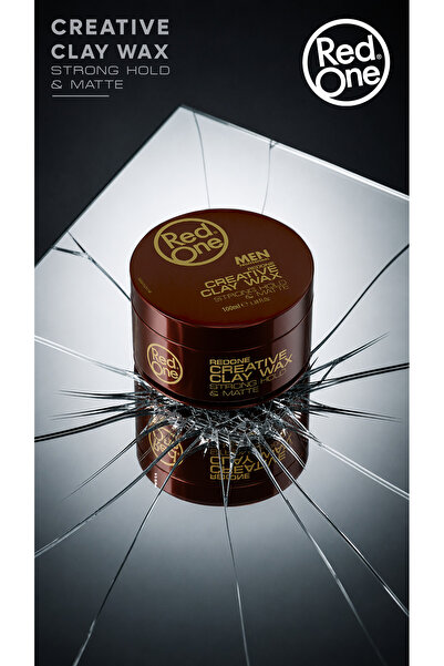 Red One Clay Hair Wax 100 ml – Mat Görünüm -güçlü Tutuş Muhtesem Stiller