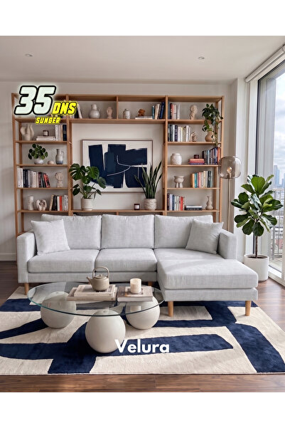 Velura Home & Living Armin Akıllı Köşe Koltuk Takımı & Modern Modüler Yataklı...