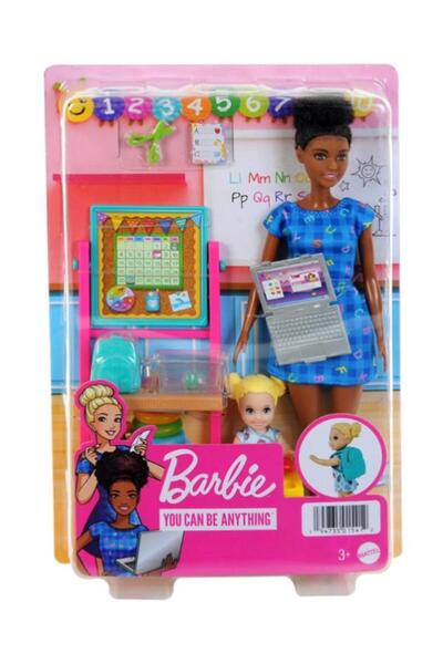 Barbie ve Meslekleri Oyun Setleri Öğretmen Esmer HCN20