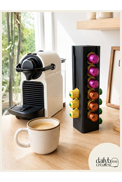 Dailyboo Creates Kapsül Kahve Standı-Nespresso Kapsül Düzenleyici-20-24 Kapsü...