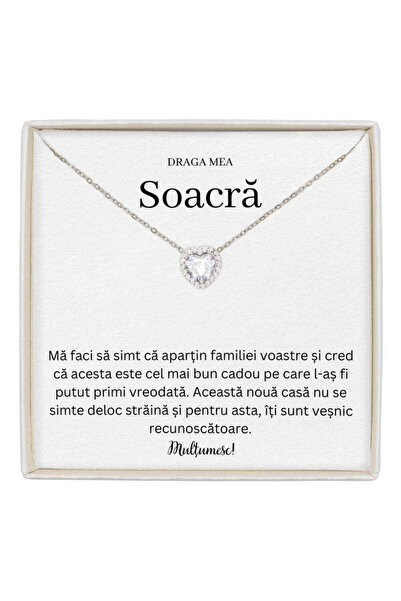 The Jewel Heart Colier Forever Yours cu pandantiv inimă și design elegant, zi...