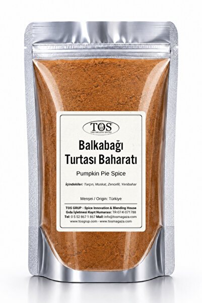 TOS The Organic Spices Balkabağı Turtası Baharatı 100 gr Pumpkin Pie Spice Bl...