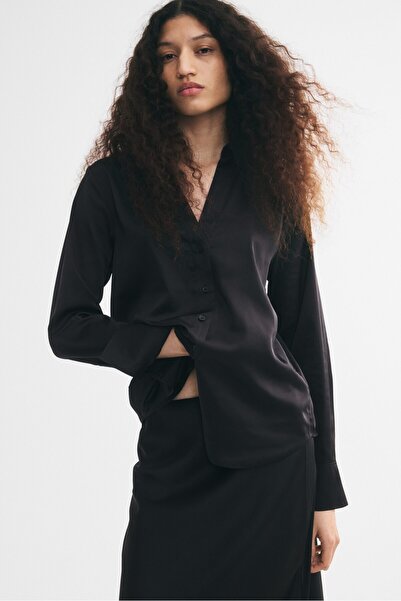 H&M V Yakalı Bluz