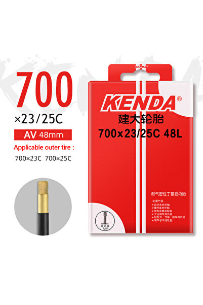Kenda أنبوب داخلي للدراجة 700-23-25C-AV48L قطعة واحدة 700C 23-25C 28-32C 35-4...