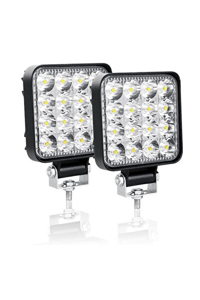 Choice1 2PCS 1PC/2PCS LED Fog Light 48W LED Work Light 12V-48V Square Offroad...