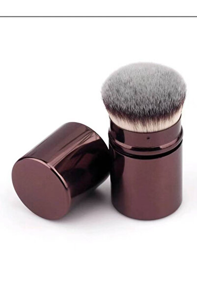 Choice Chocolate 1 Retractable Foundation Makeup Brush with Cover, Soft Brist...