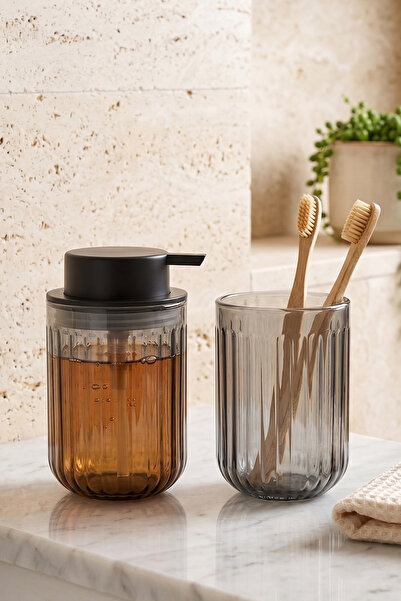 Rakle Splendid Bathroom Set Smoked 300 Cc