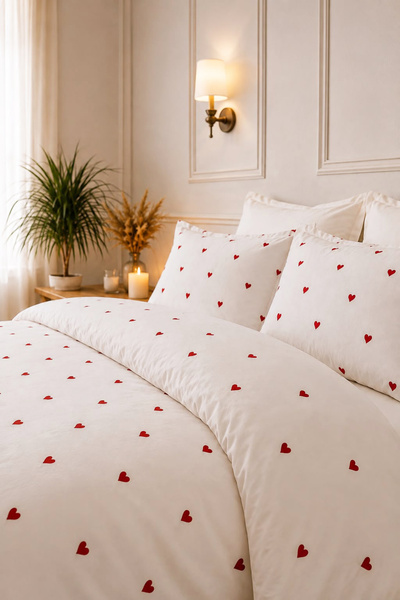 Always Cotton Love Double Duvet Cover Set