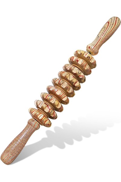 Choice7 D straight Wooden Therapy Massager Roller Trigger Point Massager Stic...