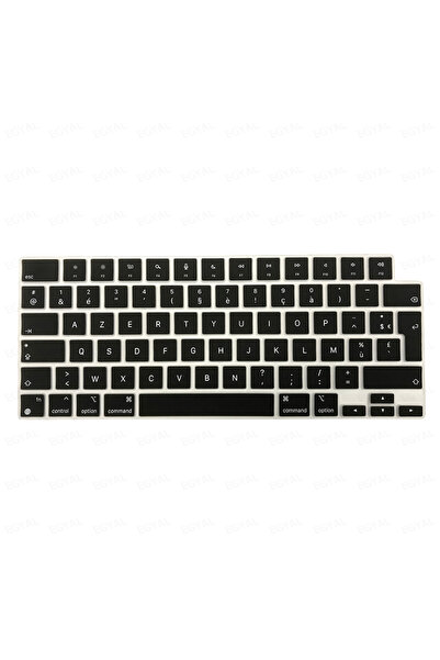 choice2 EU French Black Korean Keyboard Cover for MacBook Air 15 M3 2024 EU V...