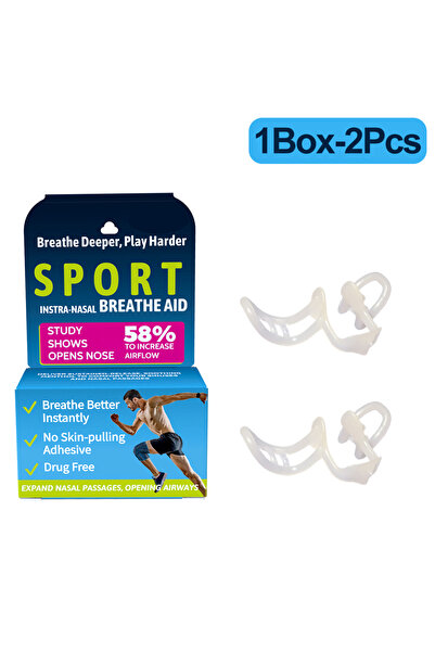 Choice5 1Box-2Pcs Anti Snore Nasal Dilator Stop Snoring Silicone Nose Clip Sp...