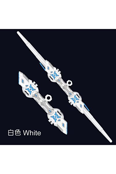 Choice Charging version White 7 colourful Laser Sword RGB Double headed retra...