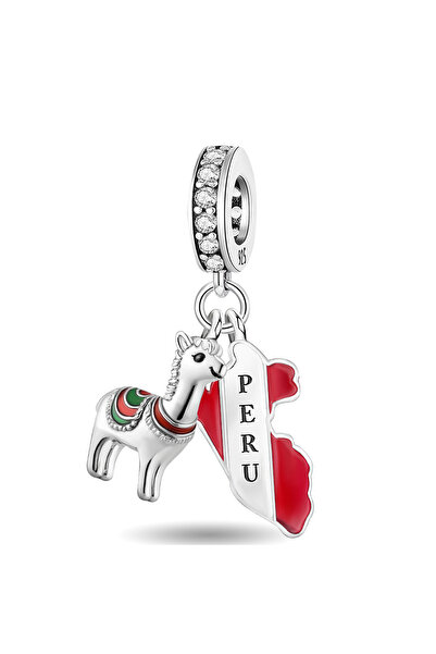 Choice TCE0651P1 خرزات فضة استرلينية عيار 925 بتصميم طاحونة هوائية وكولومبيا ...