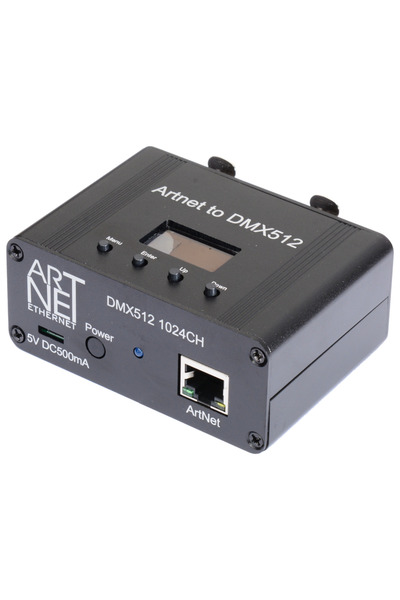 Choice Art-net Mini 2 Ports Artnet to DMX Controller, DMX Ethernet Lighting C...