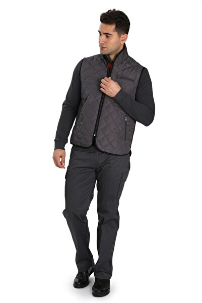 SAYGINLAR İŞ TEKSTİLİ Quilted Judge Collar Vest