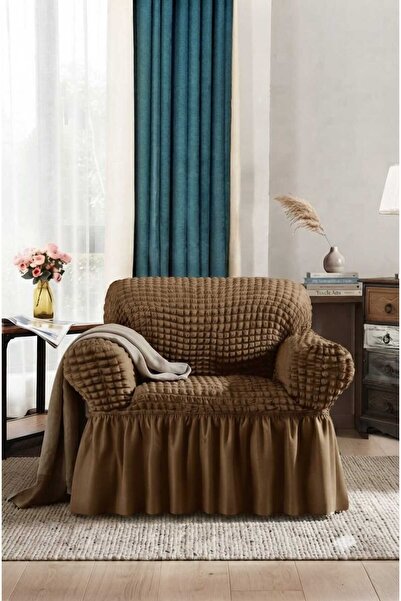 Uy Style Bürümcük Armchair Cover, Armchair Cover for Single Person