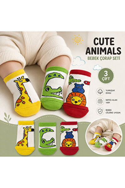 Bamuta Bebek Çorabı 3lü Paket