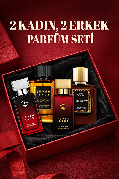 Jeven Brus Yaz Ayına Özel Parfüm Seti 4x 50 ml
