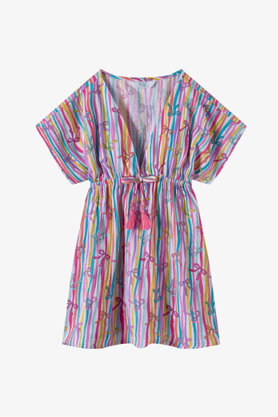 Penti Kaftan cu panglici și pompon pentru fete