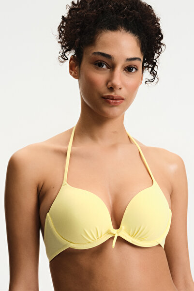 Penti Sarı Push Up Bikini Üstü