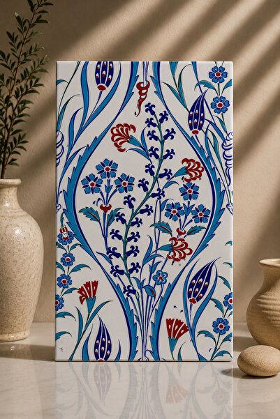 Armada Çini 25x40 Cm Sp 419 Mavi Beyaz Kütahya Iznik Çini Karo