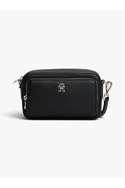 Tommy Hilfiger TH ICON CAMERA BAG Kadın Siyah Çanta - AW0AW18120
