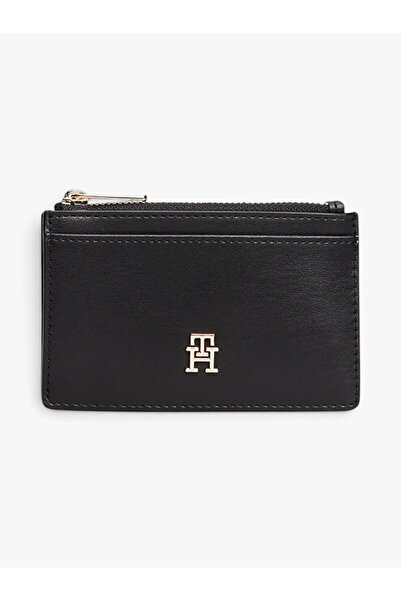 Tommy Hilfiger TH Icon Uzun Kredi Kadın Siyah Kartlık AW0AW17735BDS