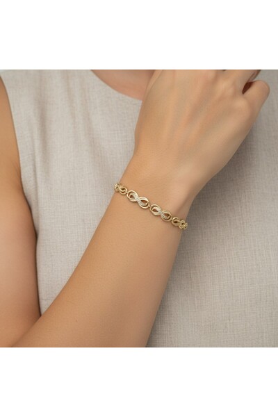 XUPING JEWELRY Style Pearl/Xuping Jewelry Endless Zircon Stone Bracelet