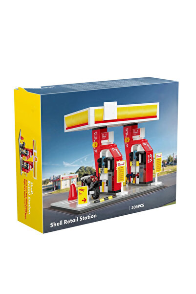 Choice1 With packaging box MOC City Retail Station Gas Station Car Wash Serie...