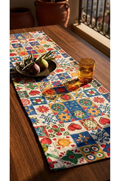homease New Fashion Suede Digital Printed Runner 44X140 cm