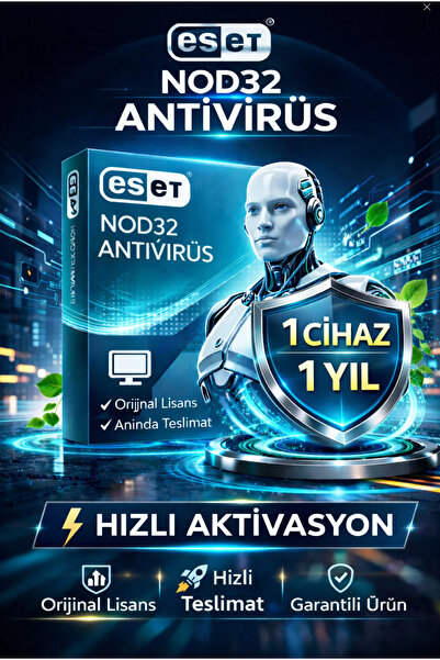 ESET Nod32 1 Cihaz 1 Yıl Dijital Lisans Anahtarı