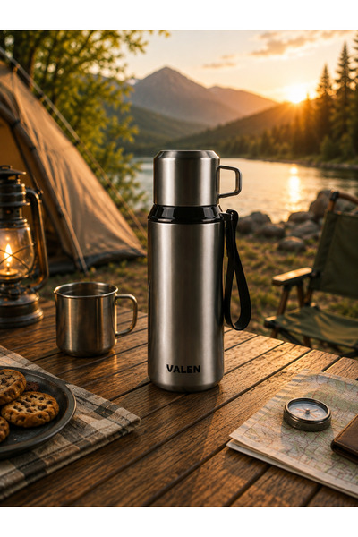 Valen Double Wall Vacuum Thermoses 550ml