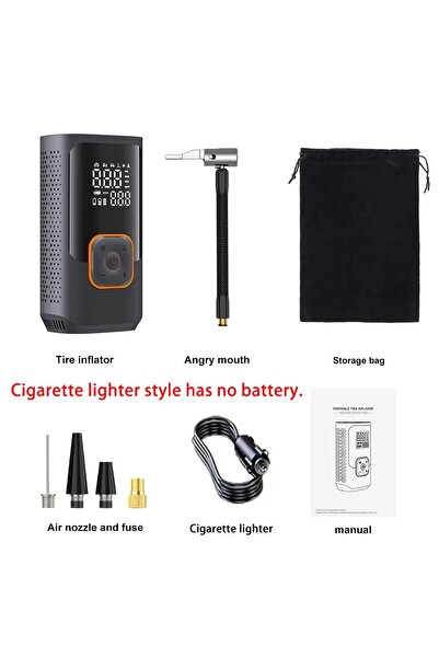 Choice مضخة هواء محمولة من YIJU، ضاغط هواء للسيارات والدراجات النارية، 150PSI...