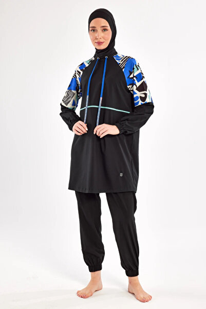 Adasea 251225 Women's Long Sleeve Hijab Swimsuit